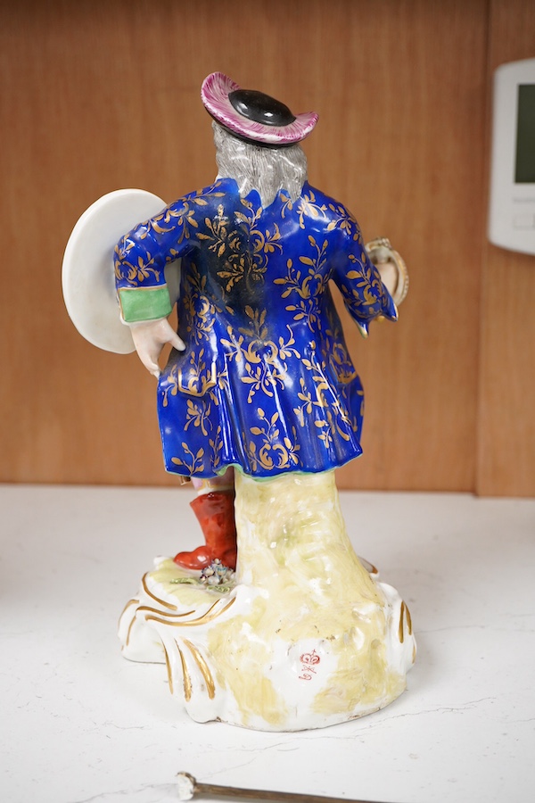 A 19th century Derby figure of Falstaff, 22cm